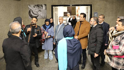 دیدار دبیر جشنواره فجر سیمین صنایع دستی با رئیس برج آزادی