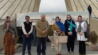 بازدید رایزن فرهنگی گردشگری سفارت پاکستان از برج آزادی