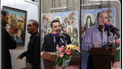 The art of coffeehouse painting was narrated at Azadi Tower.