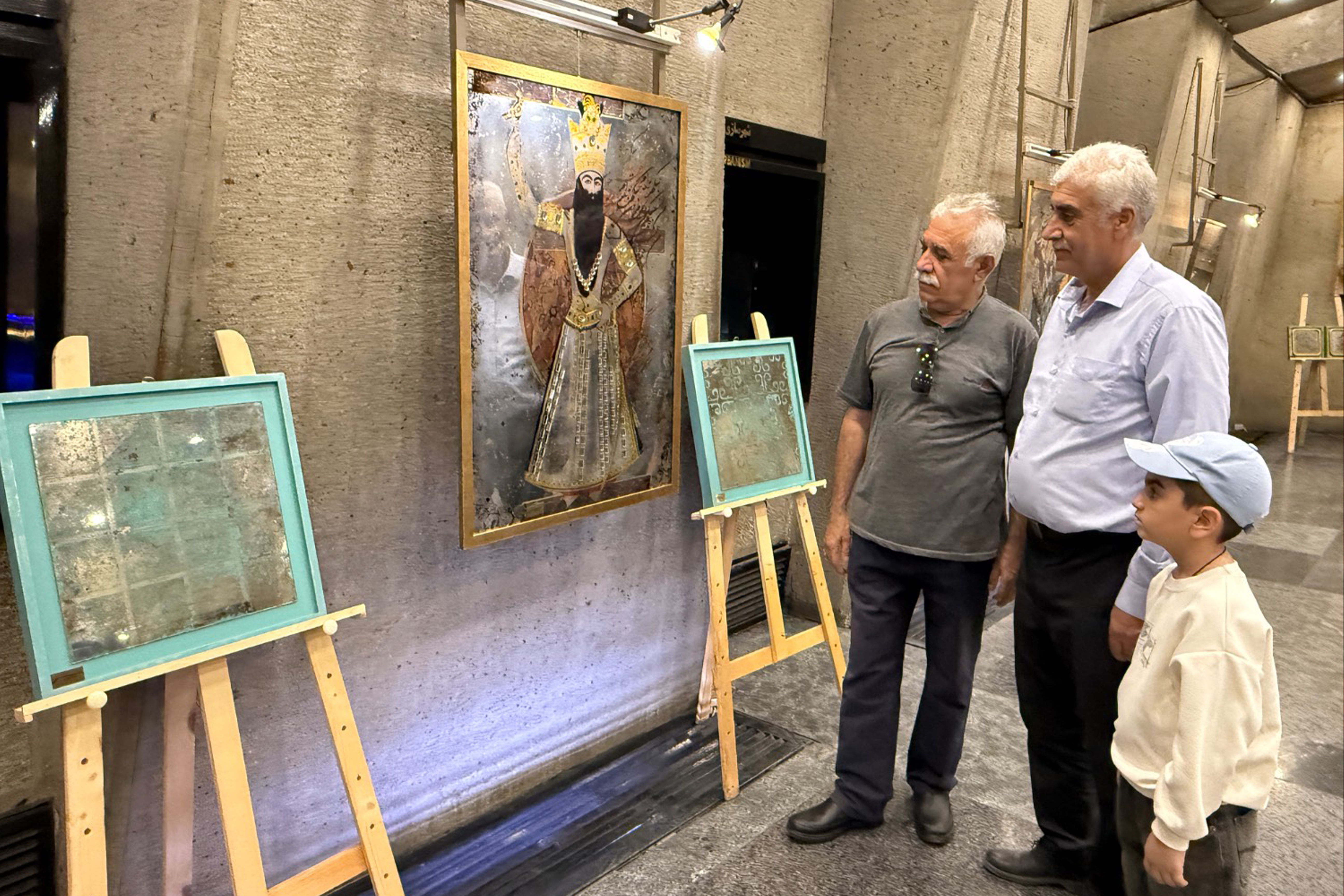 گزارش تصویری افتتاحیه نمایشگاه «انعکاس خیال»