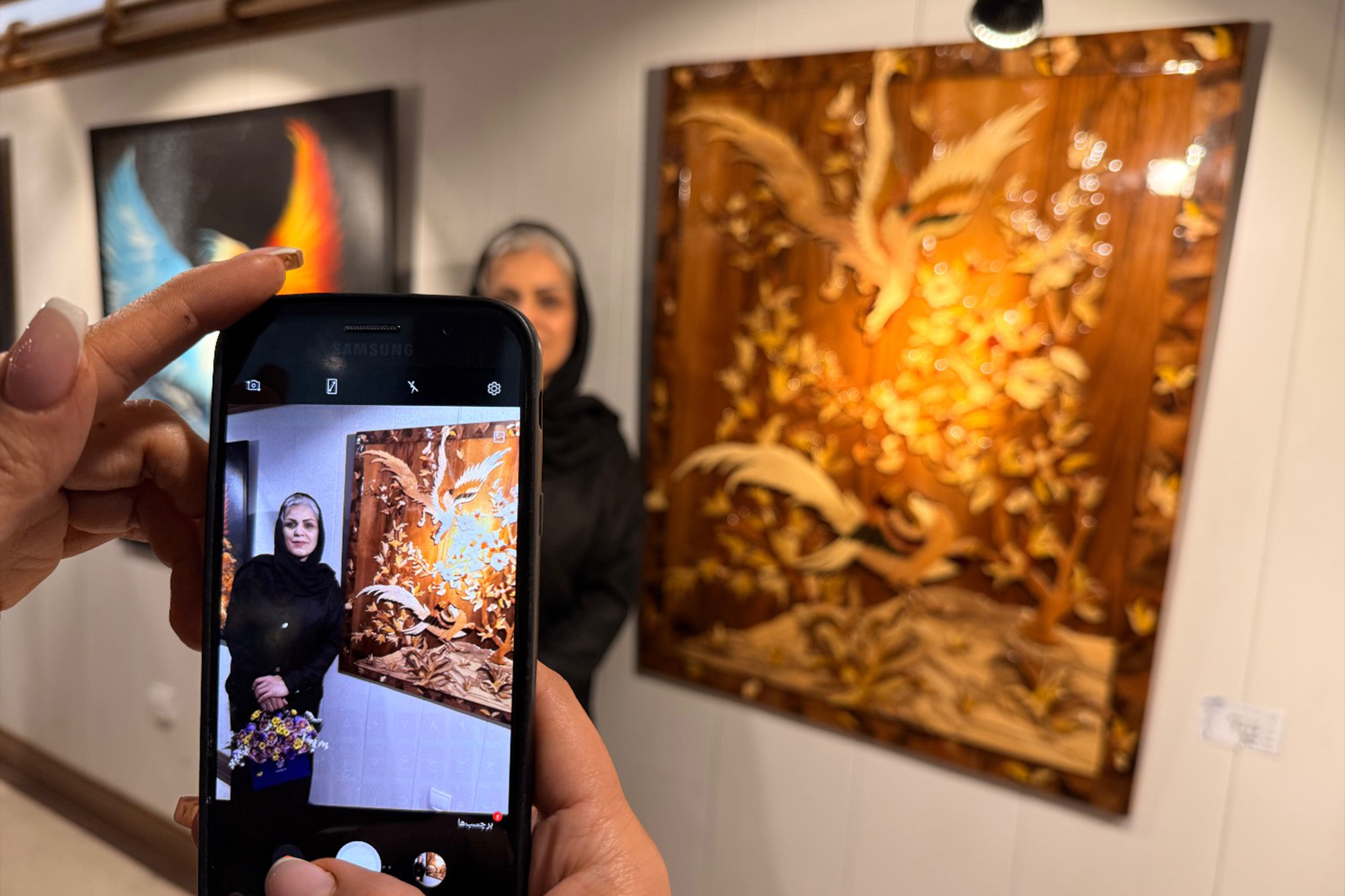 گزارش تصویری از افتتاحیه نمایشگاه گروهی «آزادی» در برج آزادی